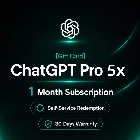 [Gift card] ChatGPT Pro 5x 1-Month Subscription <1-month warranty> Save 5%