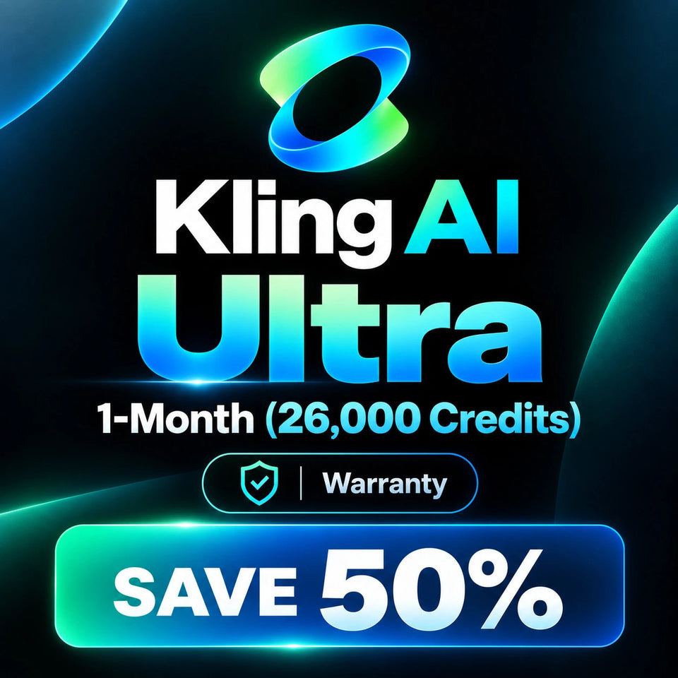 [Subscription/Account] Kling AI Ultra 1-Month (26,000 Credits) <Warranty> SAVE 50%