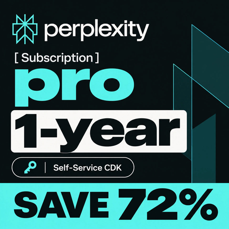 [Subscription] perplexity pro 1-year Subscription <Self-Service CDK> SAVE 72%